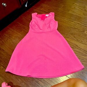Elle Pink Sleeveless Dress